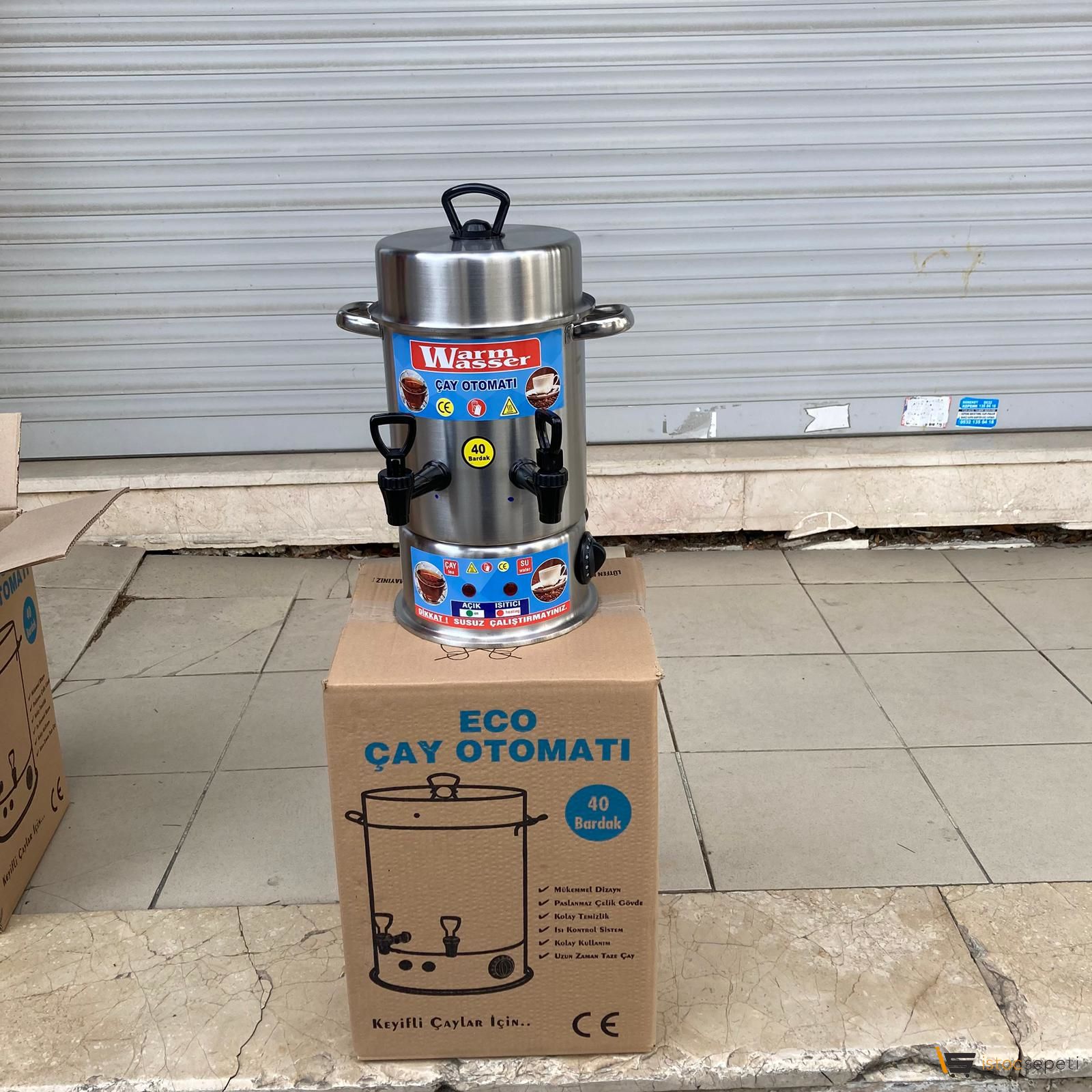Asven 40 bardak çay otomatı 5 litre r18