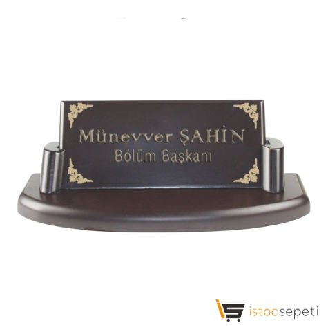 Masa isimliği Promosyon