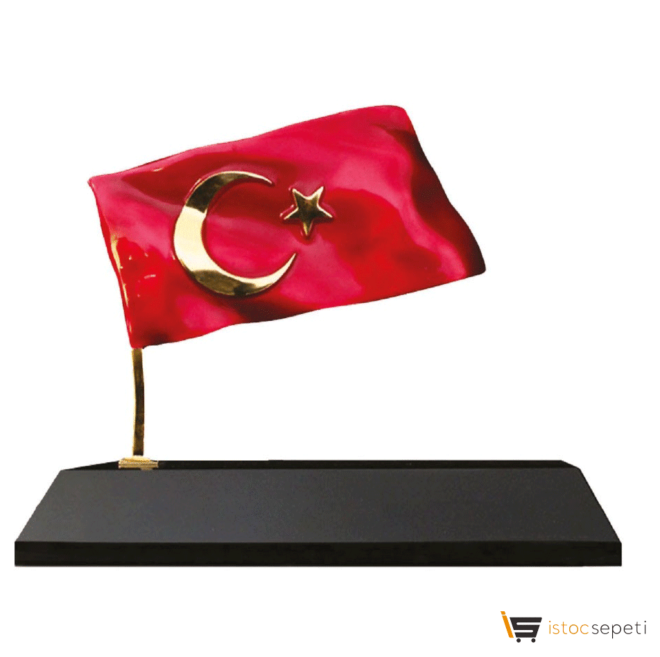 Türk Bayraklı Masa İsimlik Promosyon