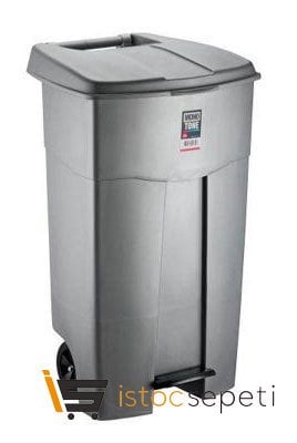 Pedallı Çöp Kovası 125 L Gri