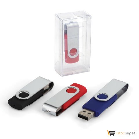 Promosyon 16 GB Döner Kapaklı USB Bellek