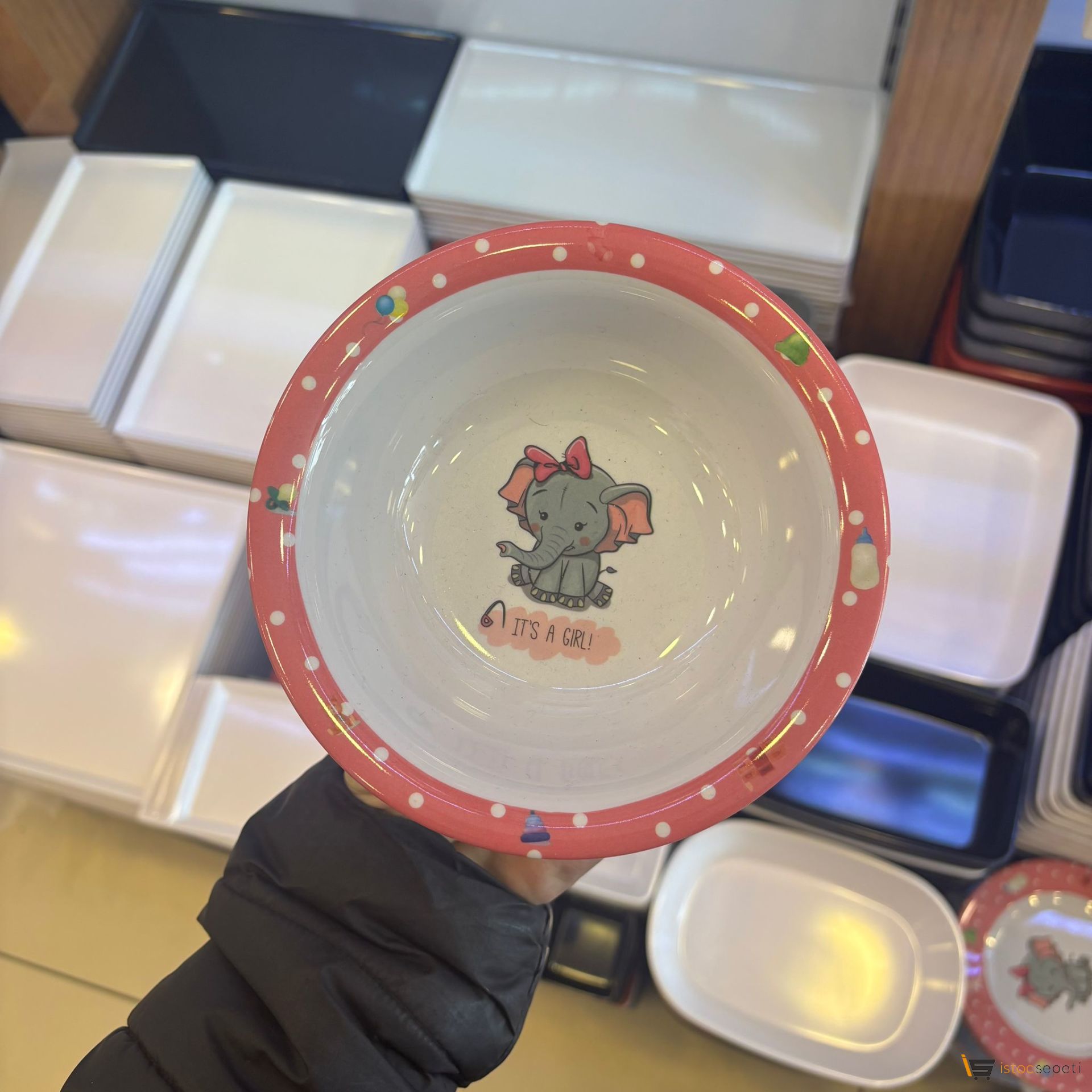 Termostar çocuk kase 10 Adet Toptan Melamin