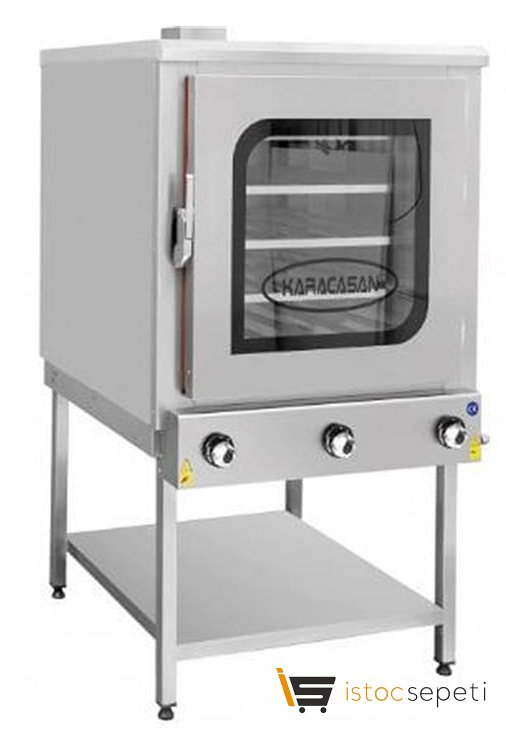 Karacasan Pasta Börek Fırını Manuel 5 Tepsi 750x750x1600 mm LPG