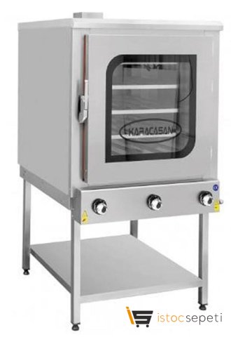 Karacasan Pasta Börek Fırını Manuel 5 Tepsi 750x750x1600 mm LPG