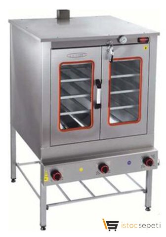 Karacasan Pasta Börek Fırını Manuel 5 Tepsi 1000x1000x1600 mm Doğalgazlı