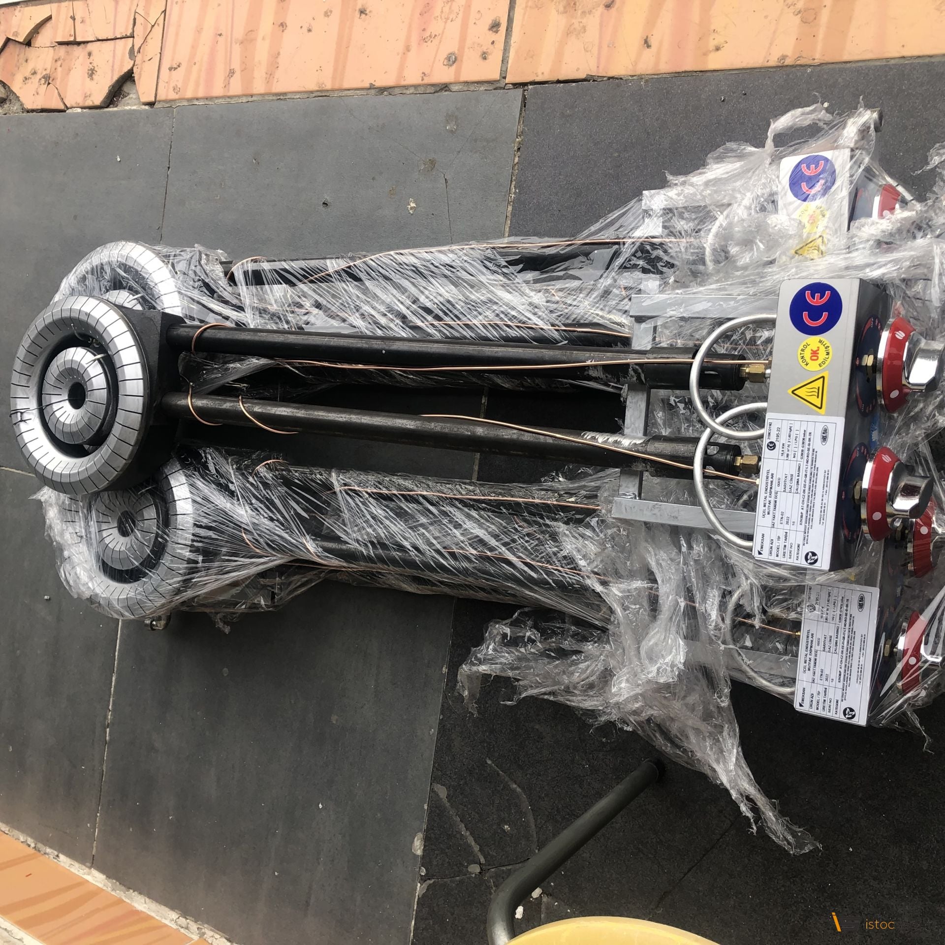 Tandır Ocağı 2 Yanışlı Doğalgazlı CE Belgeli Gazmer Kayıtlı