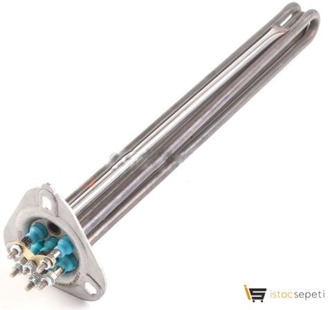 Bulaşık Yıkama Makinası Küçük Üçgen Flanş Rezistans 380/220V 3* 2660W L:30cm