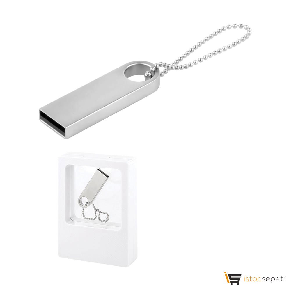 Promosyon 16 GB Metal Anahtarlık USB Bellek 