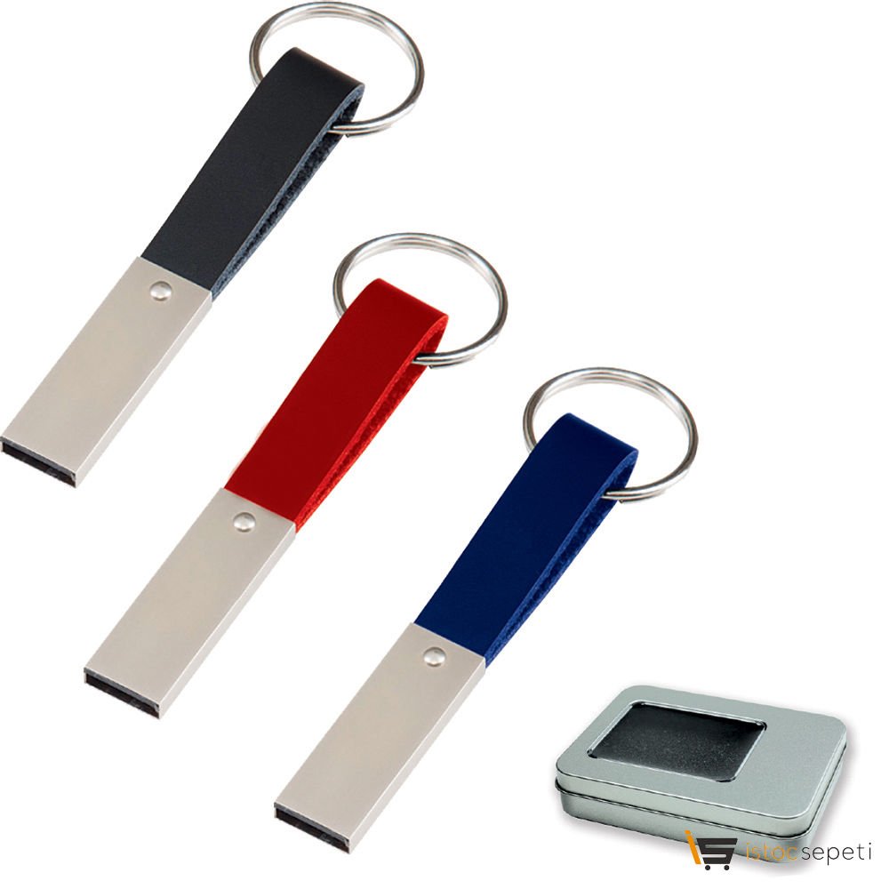 Promosyon 8 GB Metal USB Bellek Anahtarlık