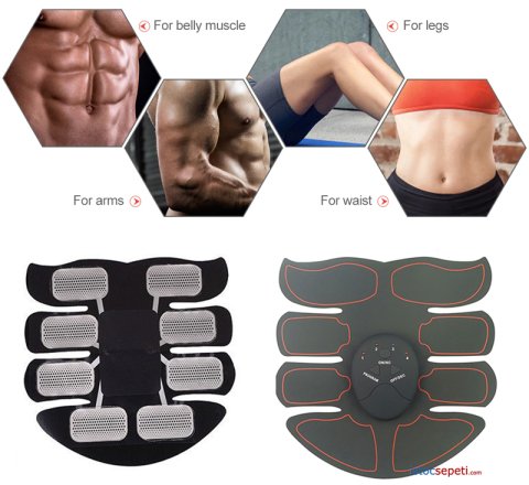 Karın Kası Çalıştırıcı Ems SixPad Abs Ems Spor Aleti Kas Geliştirici