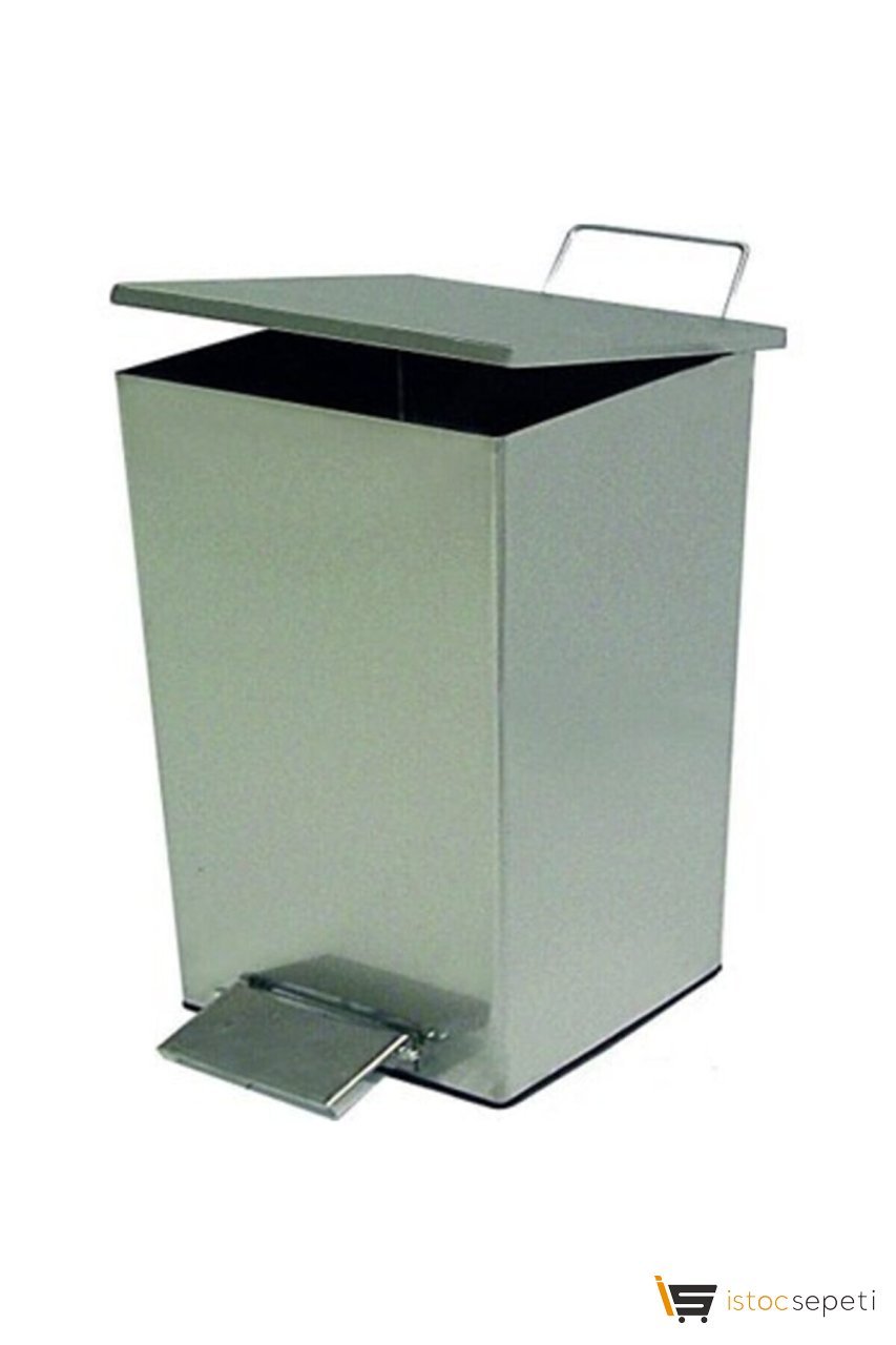 Arı Metal 1080 79 Lt Kare Kare Pedallı Çöp Kovası Endüstriyel