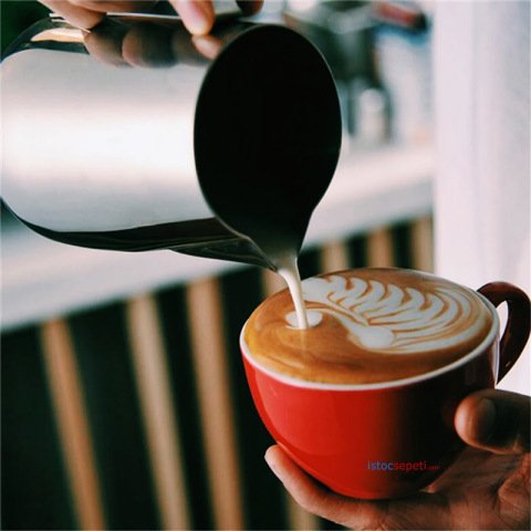 Süt Köpürtme Potu Pitcher Espresso Kahve Sürahisi Barista Latte Hazırlama