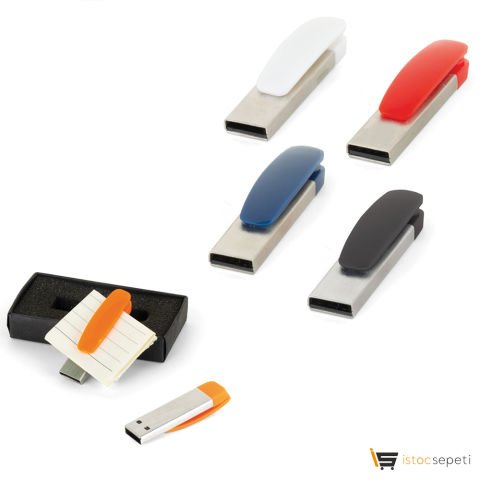 Promosyon 16 GB Metal Plastik USB Bellek