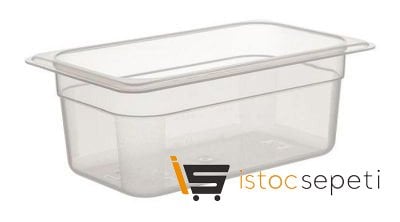 Gastronomi GN 1/6 Dikdörtgen Gövde 265x162x150 h/mm