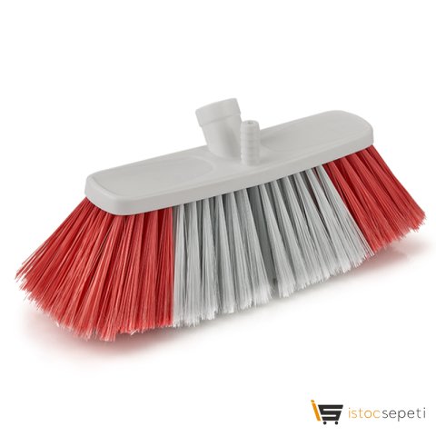 Trendy 20 cm Lik Oto Fırçası F383 Beyaz-Kırmızı