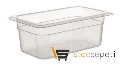 Gastronomi GN 1/4 Dikdörtgen Gövde 265x162x100 h/mm