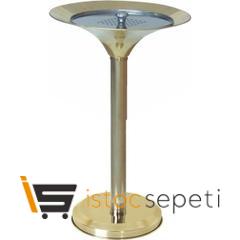 Arı Metal 1612 Ayaklı Küllük Pirinç Krom Ayak 3 No