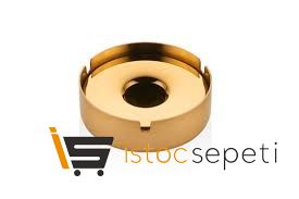 Tezel Skoçlu Kapaklı Küllük PVD Gold 5 Adet Toptan