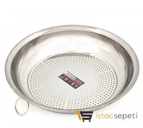 Asven Çelik Makarna Süzgeci 31 CM