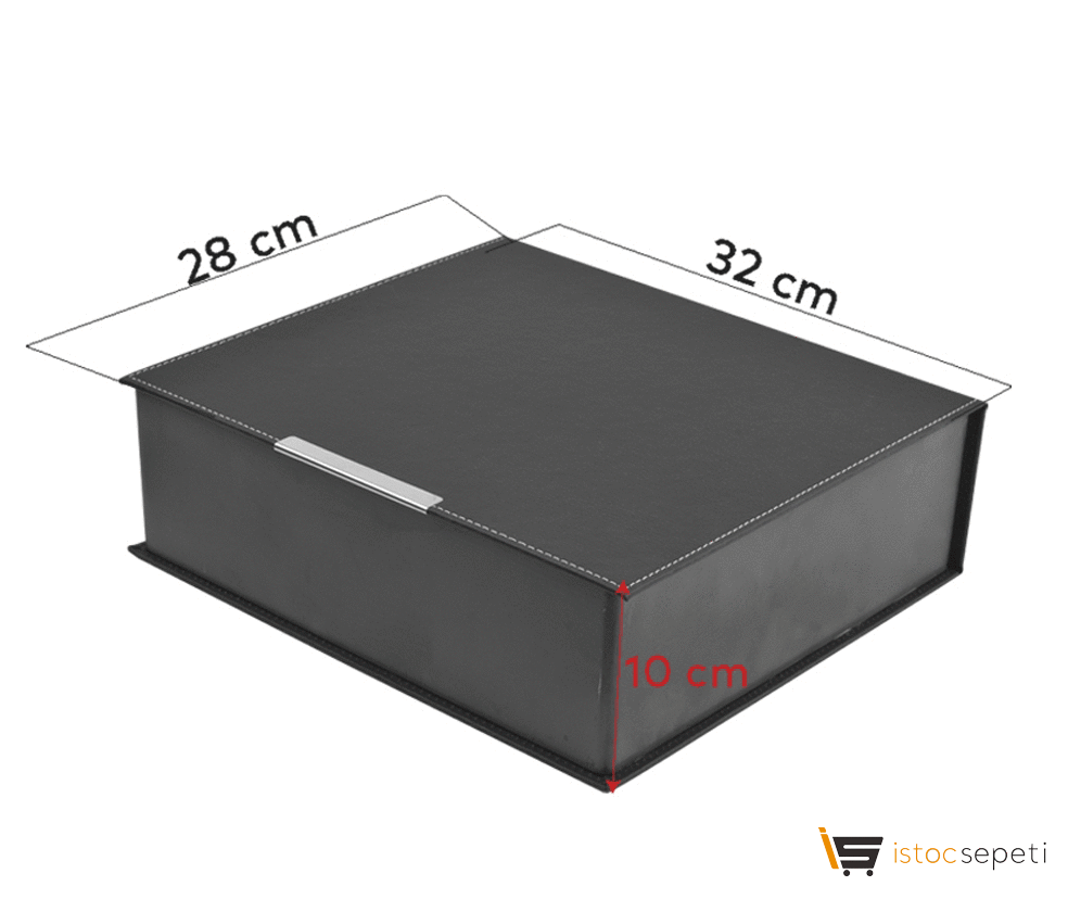 Suni Deri (Plastik Kasa) Set Kutusu (32x28,5x10 cm) Promosyon