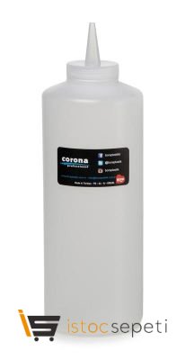 Kapaklı Mayonez Şişesi 950 ml Şeffaf