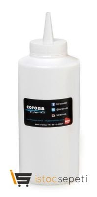 Kapaklı Mayonez Şişesi 420 ml Beyaz