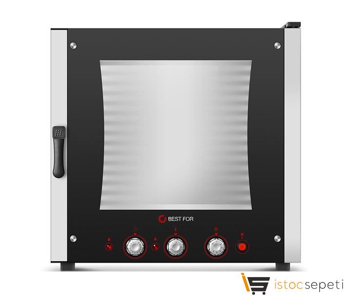 Bestfor Easy 6T 400x600 mm Ölçülü 6 Tepsili Patiseri Konveksiyonlu Elektrikli Fırın