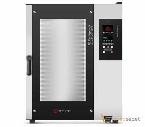 Bestfor STAR 2-1065 400x600 mm Ölçülü 10 Tepsili Programlanabilir Elektrikli Patiseri Konveksiyonlu Fırın