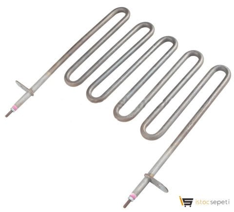 Endüstriyel M Tipi Flanşlı Fırın Rezistans 1500W L:205MM