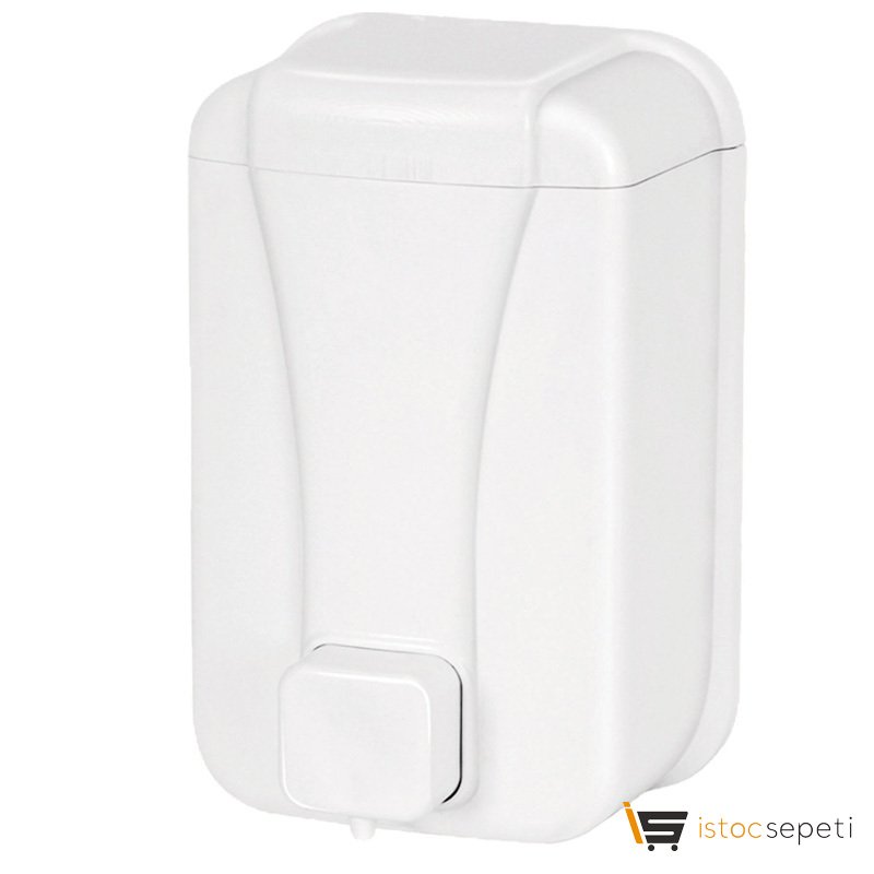 İnter Mini Sıvı Sabun Dispenseri Dökme Beyaz 600 CC 3456-D-0