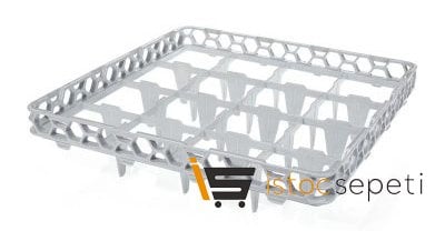 Bardak Yıkama Basketi 16 Bölmeli 50x12.5 cm