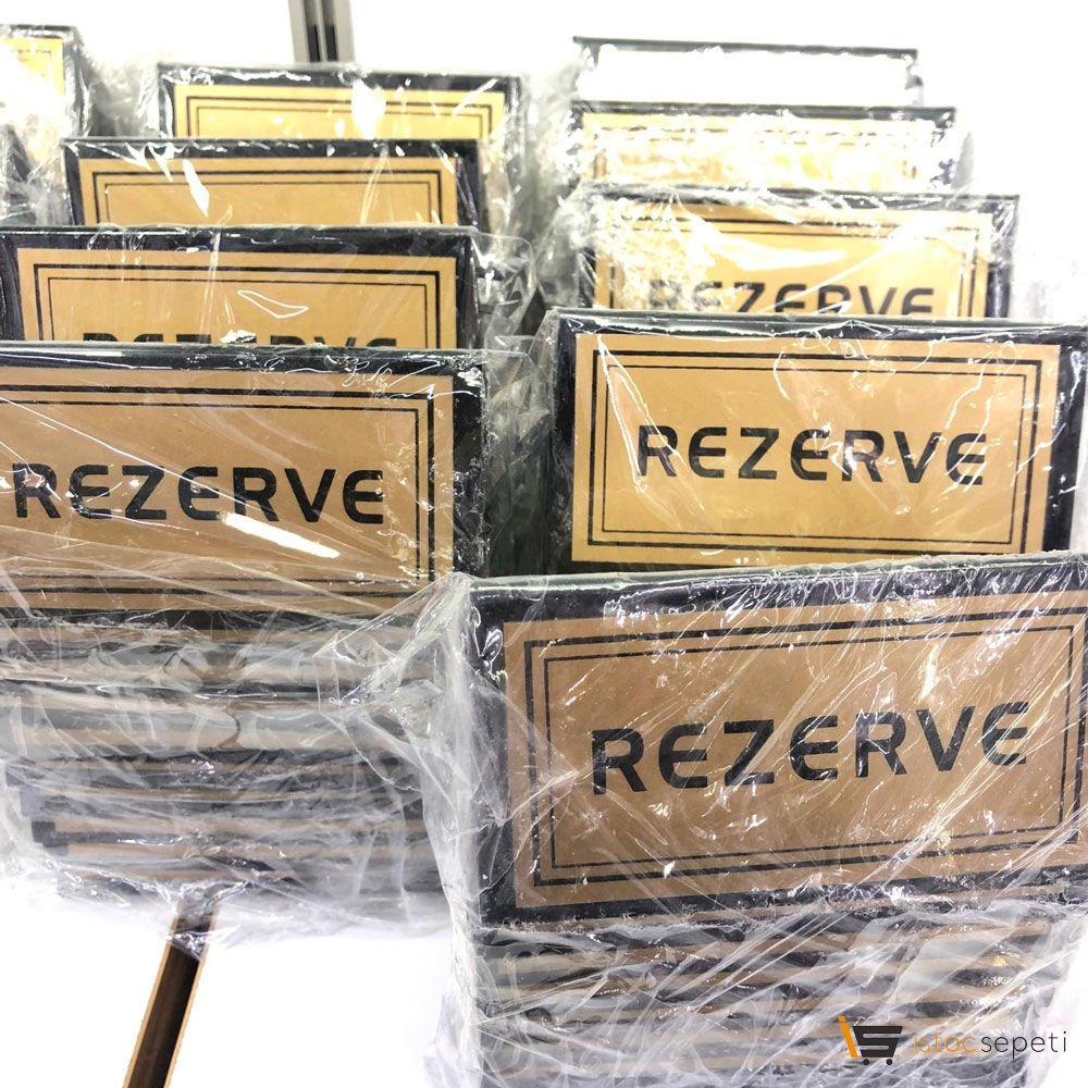 Kafe Restorant Masaüstü Rezerve Yazısı