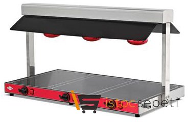 Empero Sıcak Teşhir Ünitesi Halojen Isıtıcılı GN 3x1/1 Kapasiteli