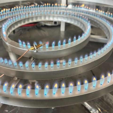 Yufka Sacı Doğalgazlı CE Belgeli 80 Cm Simit Brülor 3 Yanışlı