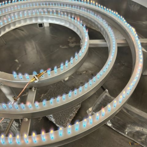 Yufka Sacı Doğalgazlı CE Belgeli 80 Cm Simit Brülor 3 Yanışlı