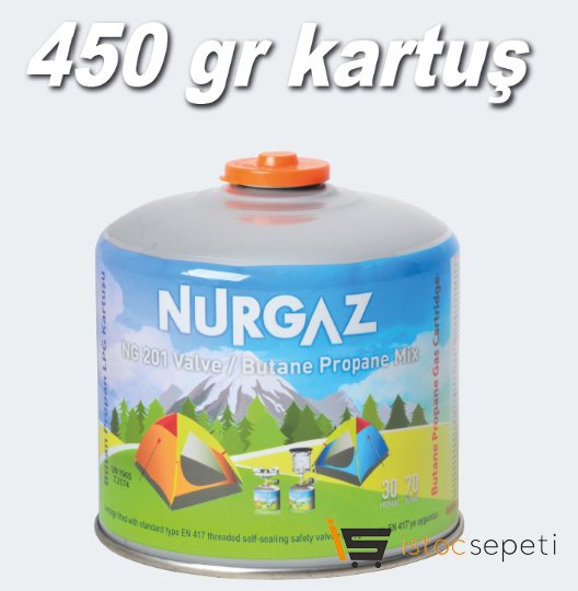 Nurgaz 450 GR Vidalı Kartuş