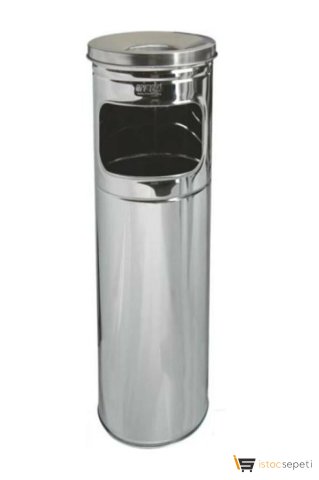 Arı Metal Paslanmaz Çöp Kovası 34 Lt 304 Kalite