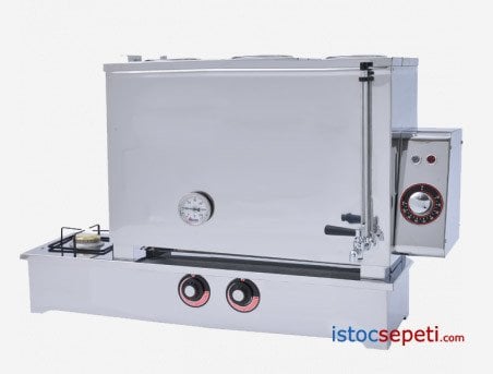 Doğalgazlı ve Elektrikli 55 Litre Çay Kazanı 3 demlikli CE Belgeli