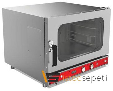 Empero EMP.PFE6-Y Konveksiyonlu Patisserie Fırın, Yana Açılır 6 Tepsi Kapasiteli Elektrikli