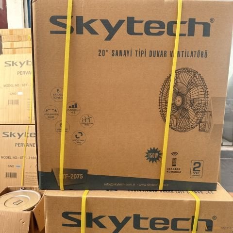 Skytech STF-2075 20 İnç Duvar Tipi Sanayi Kumandalı