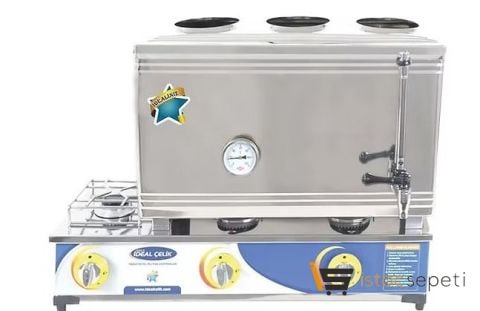 Gazlı Çay Ocağı 3 Demlikli 60'lık