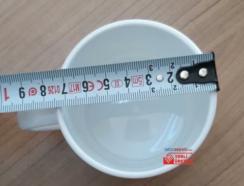 Plastik Çay Kahve Bardağı Beyaz Kulplu Kupa Polikarbon Kırılmaz 200 Ml