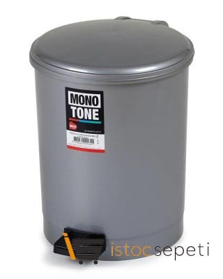 Pedallı Çöp Kovası No: 3 20 L Gri
