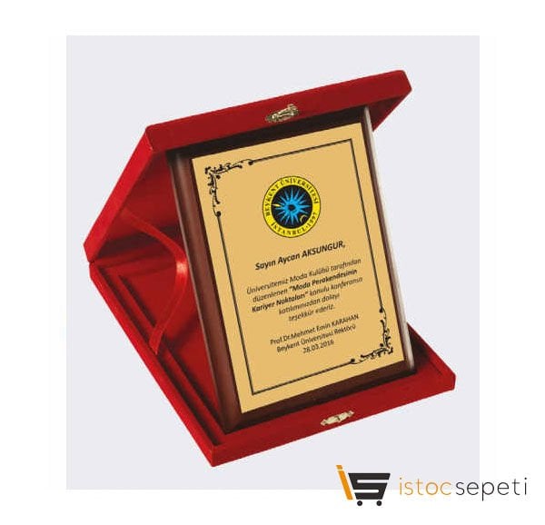 Ahşap Plaket 15*20 Promosyon