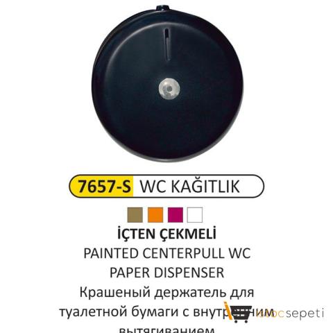Arı Metal 7657-S Mini Cimri Tuvalet Kağıdı Verici Siyah Paslanmaz