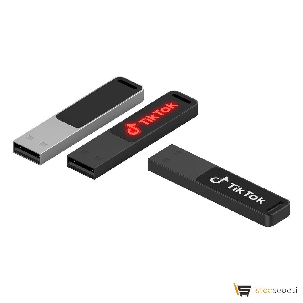 Promosyon 16 GB Metal Işıklı USB Bellek