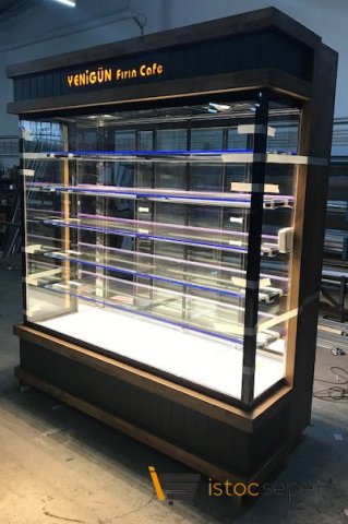 Cephe Tip Pasta Dolabı Ahşap Model