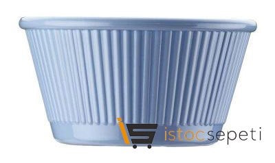Yuvarlak Mini Sosluk Polikarbonat 8.4x4.4 cm Mavi