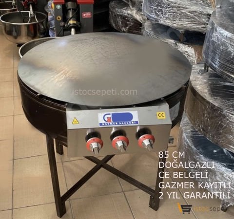 Yufka Ekmek Pişirme Makinesi Doğalgazlı CE Belgeli 85 Cm
