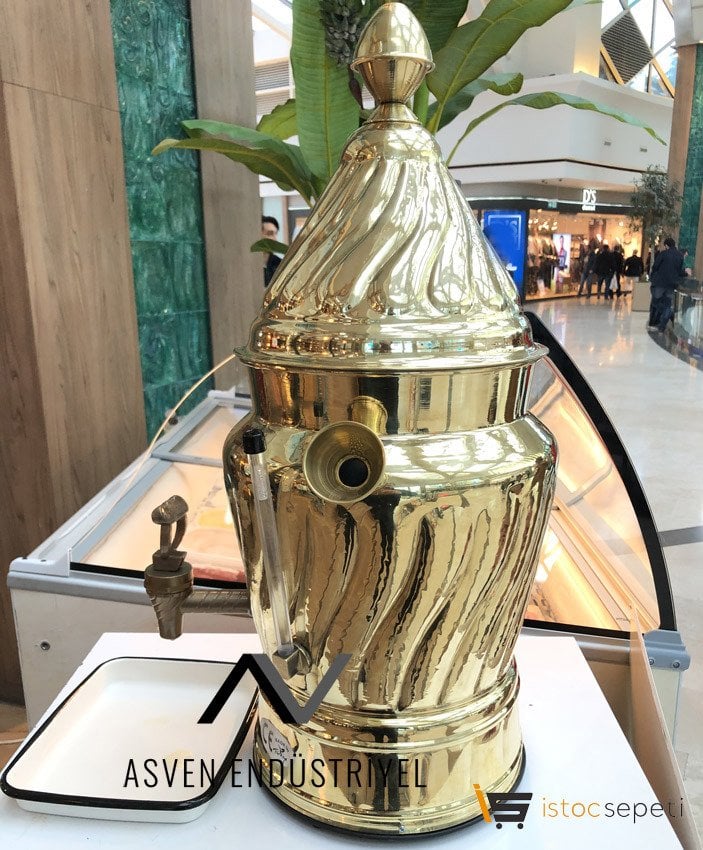 Karıştırıcılı Sahlep Kazanı 7,5 Lt Elektrikli Motorlu Sahlep Makineleri